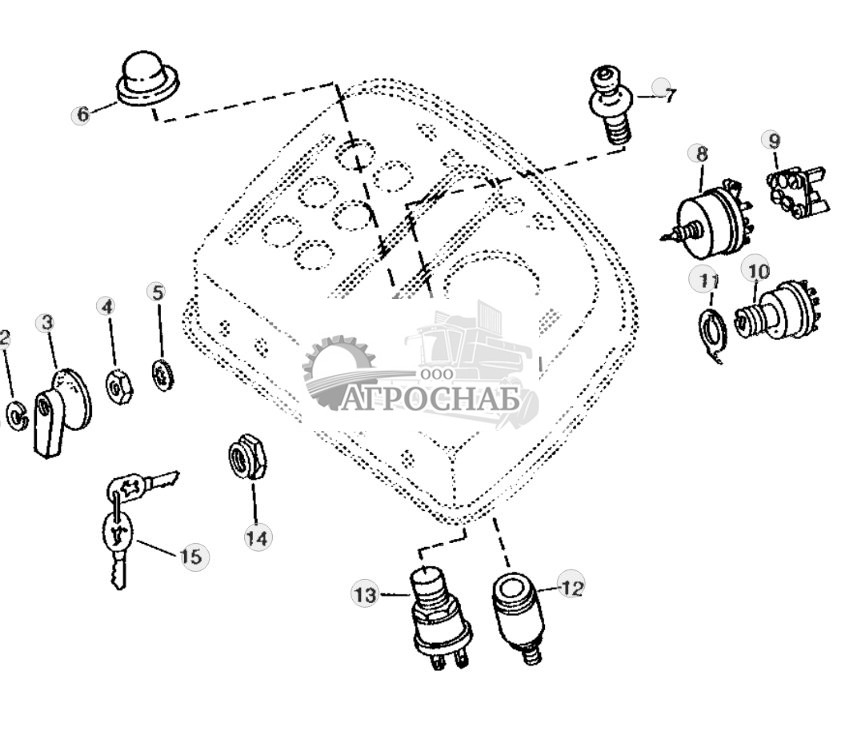 Light And Start Switch 